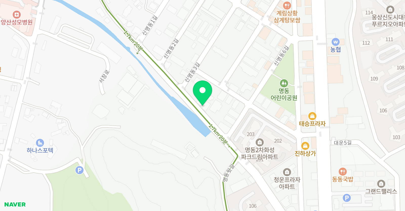 딘앤줄리 어학원 위치
