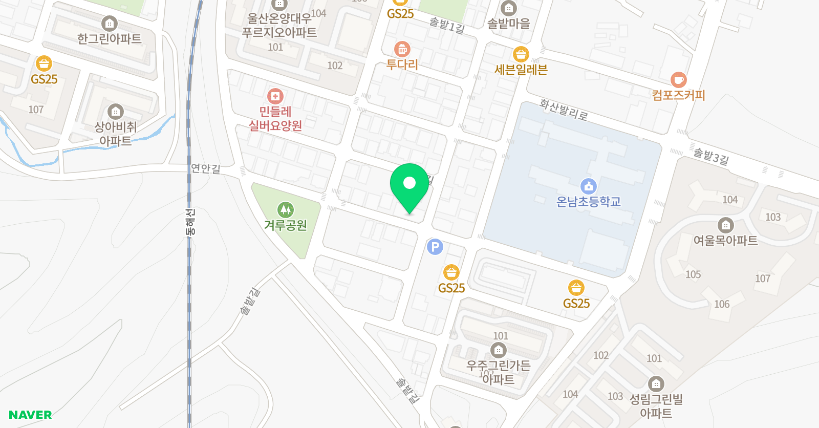 어린음악대 온남원 위치