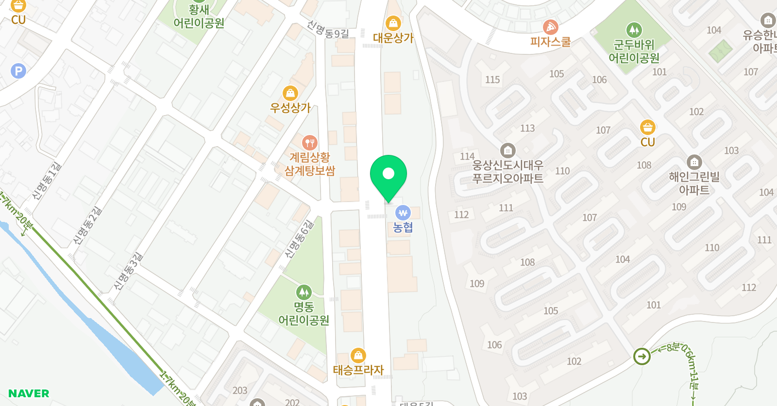 점프웨이 위치