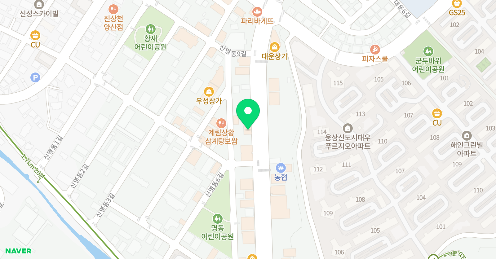 다올 학원 위치