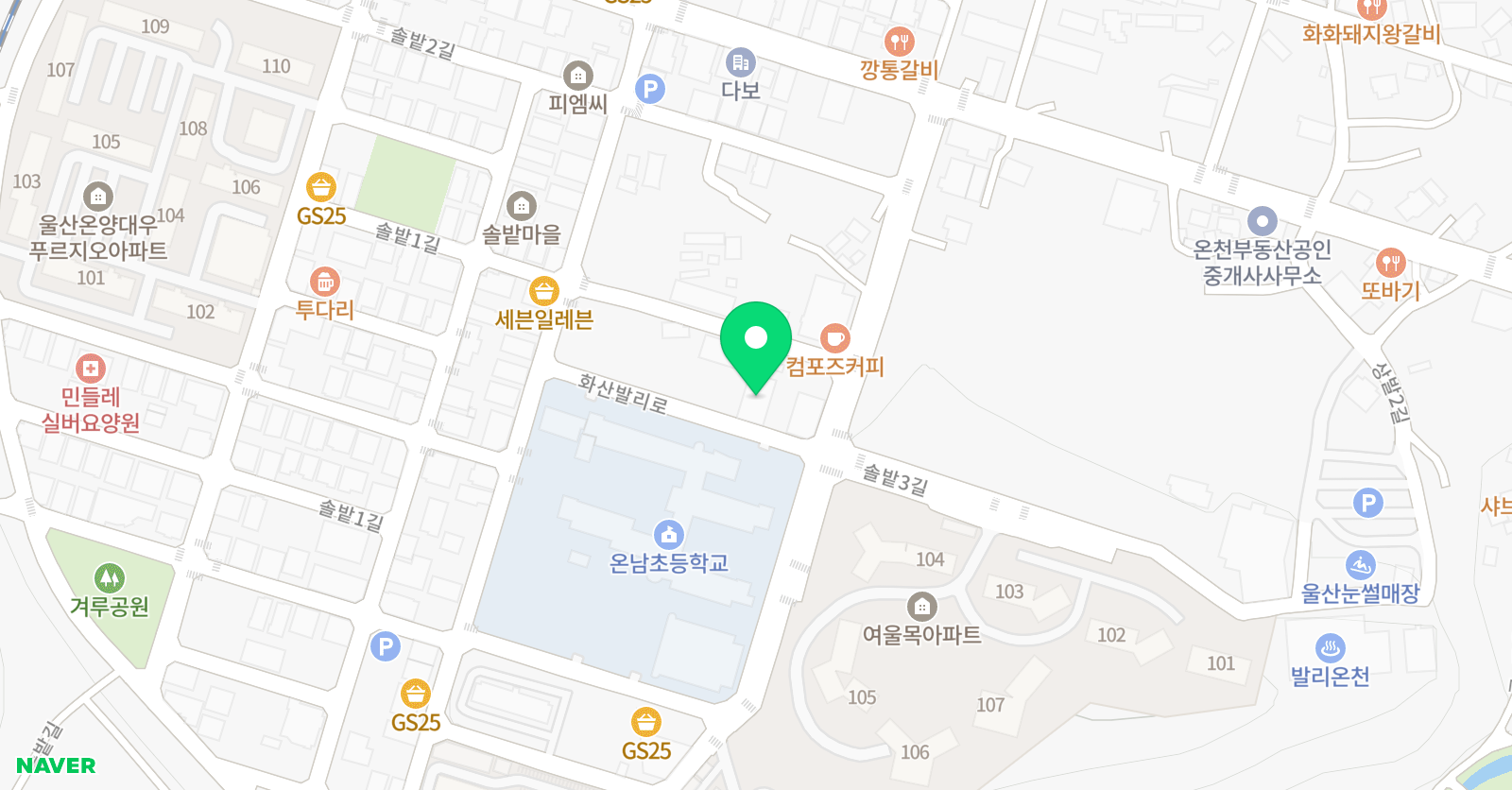 잼창의 수학교습소 위치