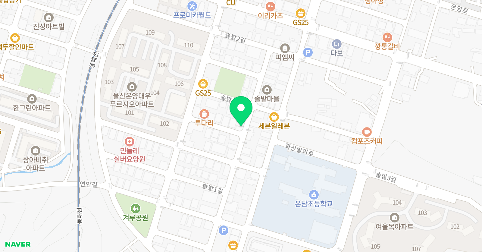 문해력 국어영어논술 학원 위치