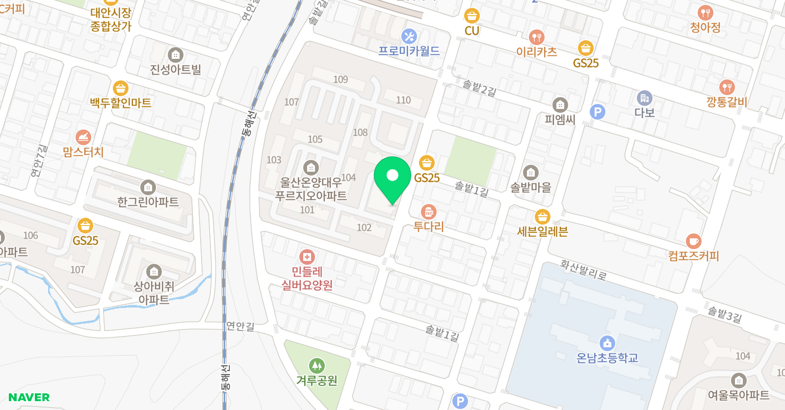 NE능률주니어랩 엘리트영어학원 위치