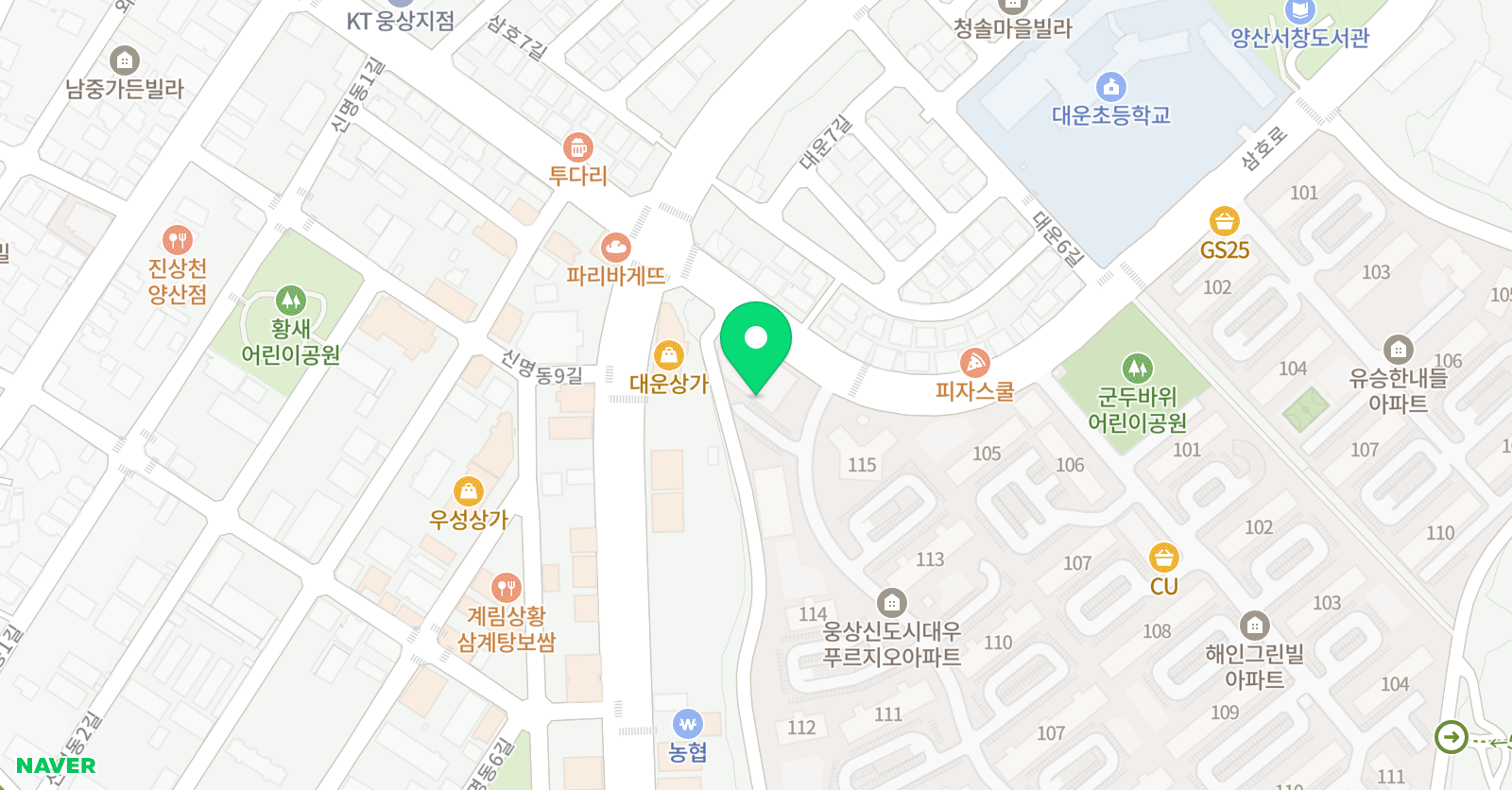 채움 수학교습소 위치