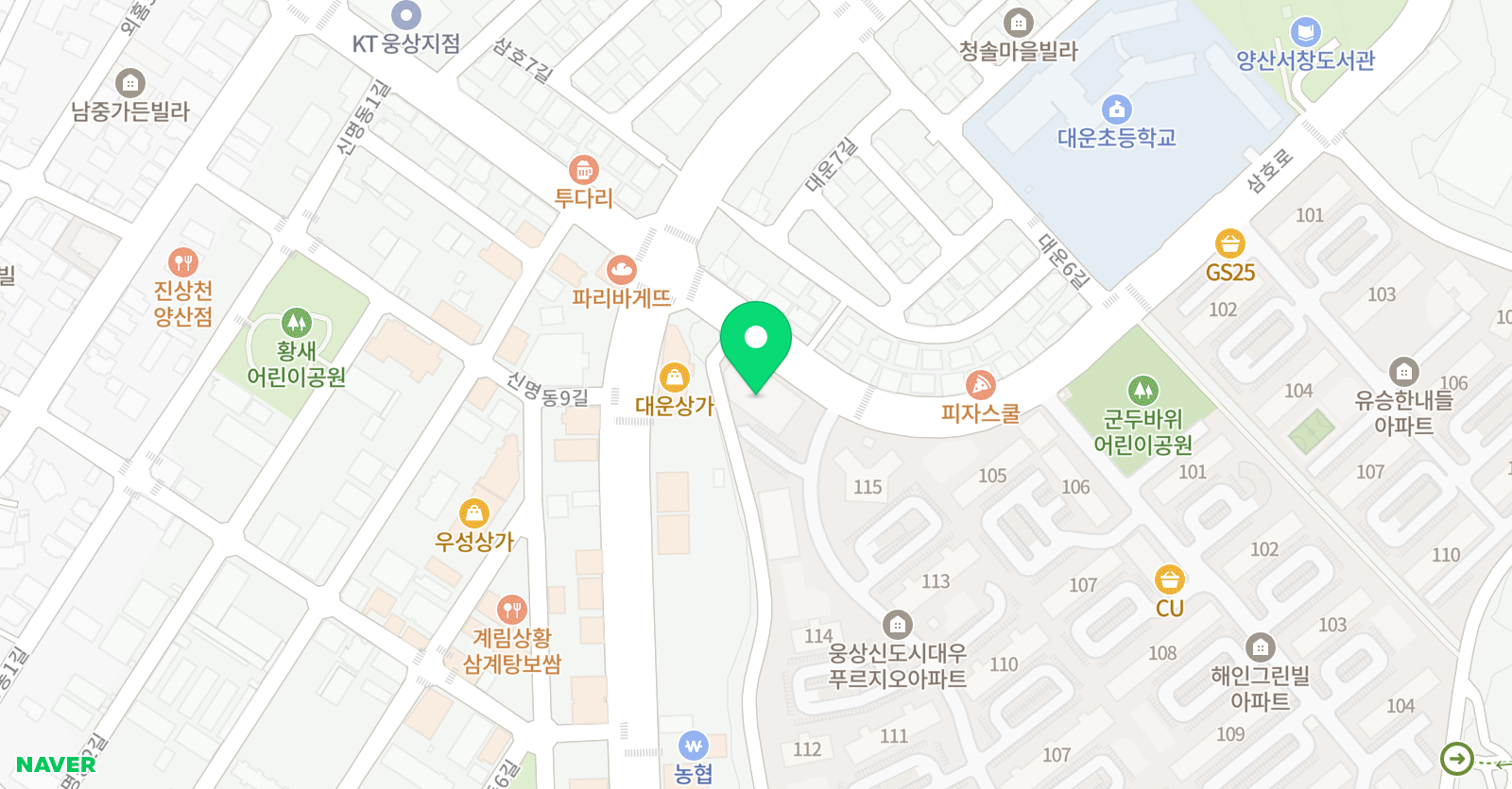 우리멘토 학원 위치