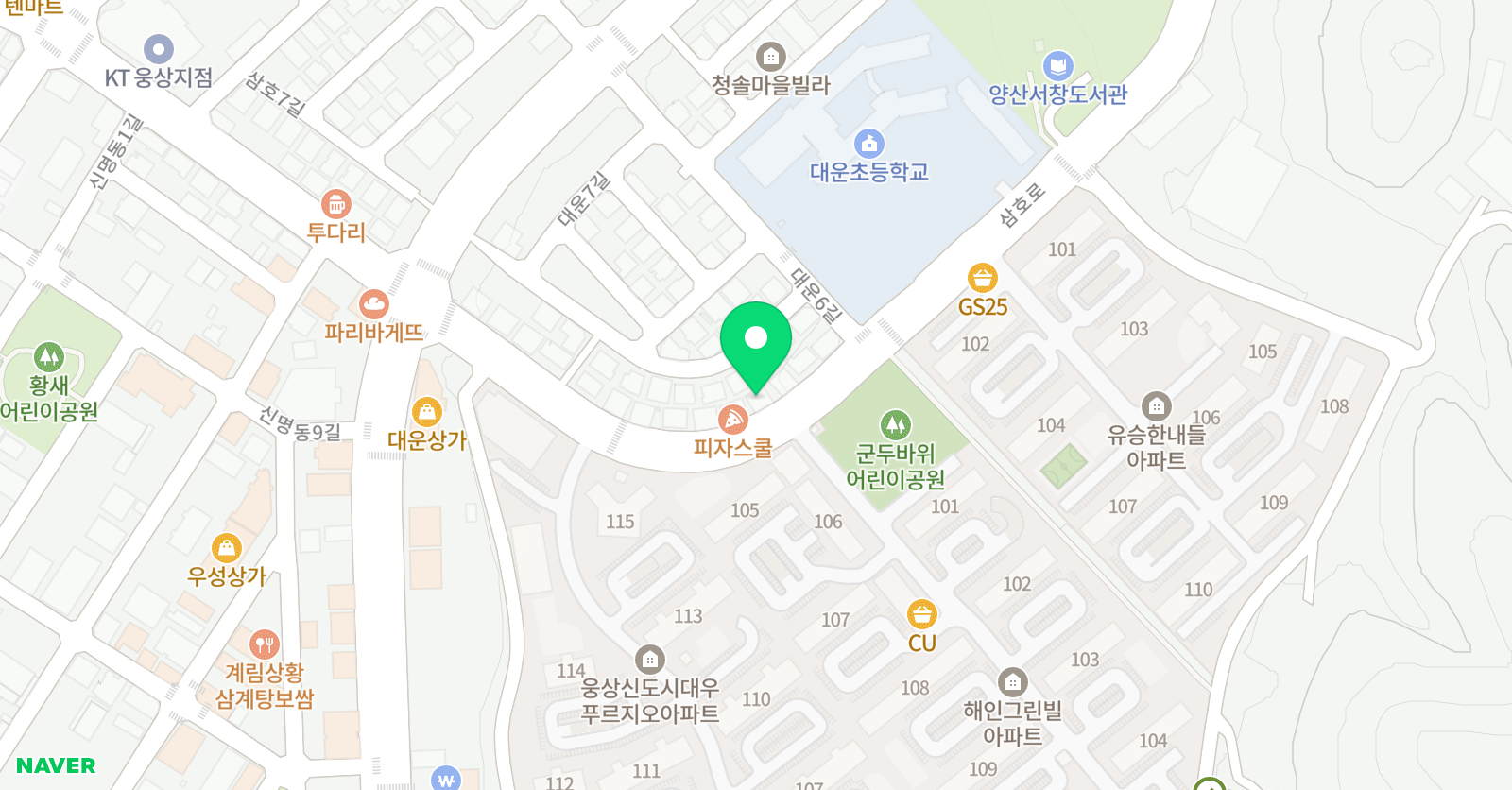 원 수학솔루션 위치