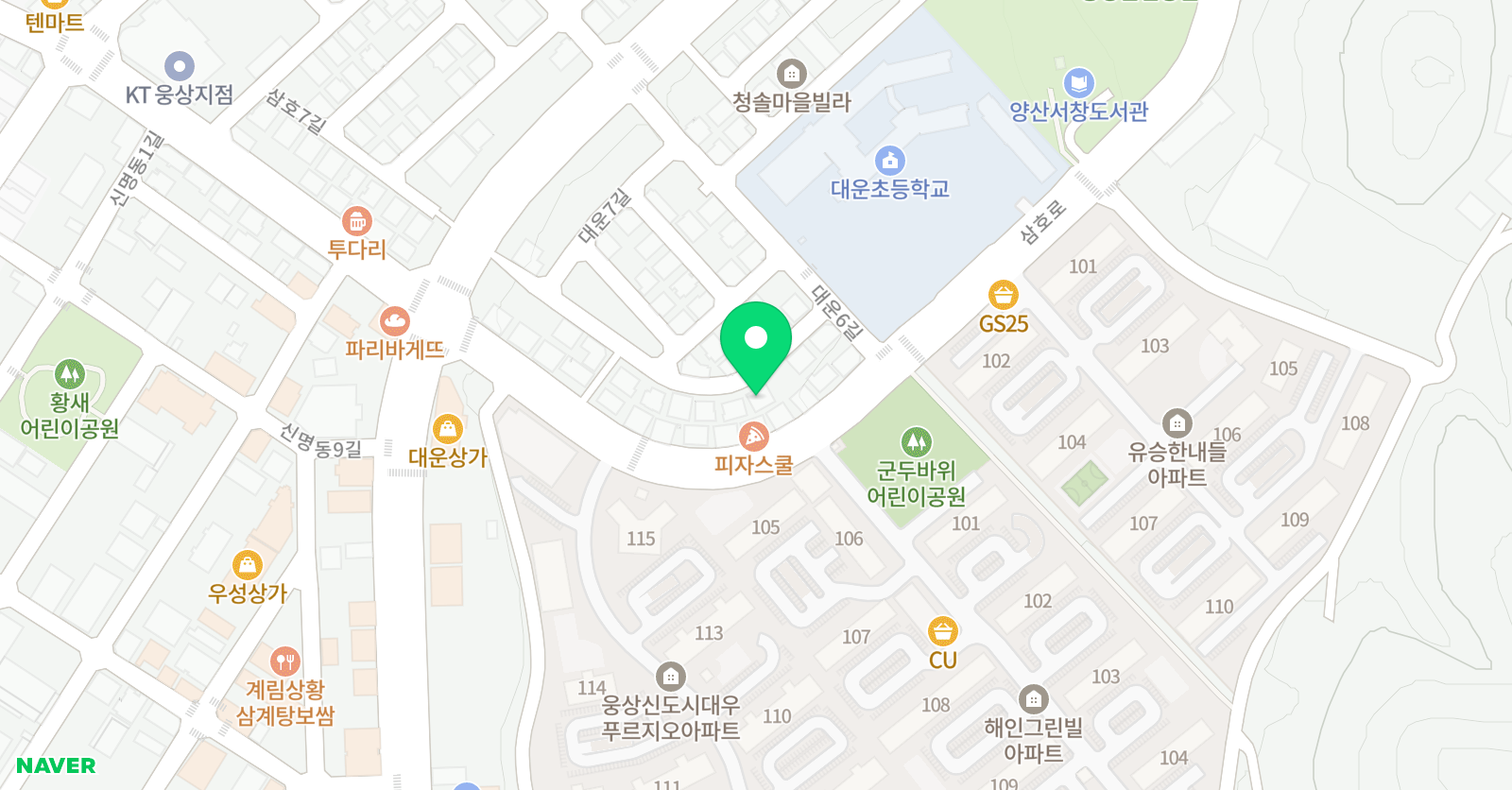터닝브릿지 공부방 위치