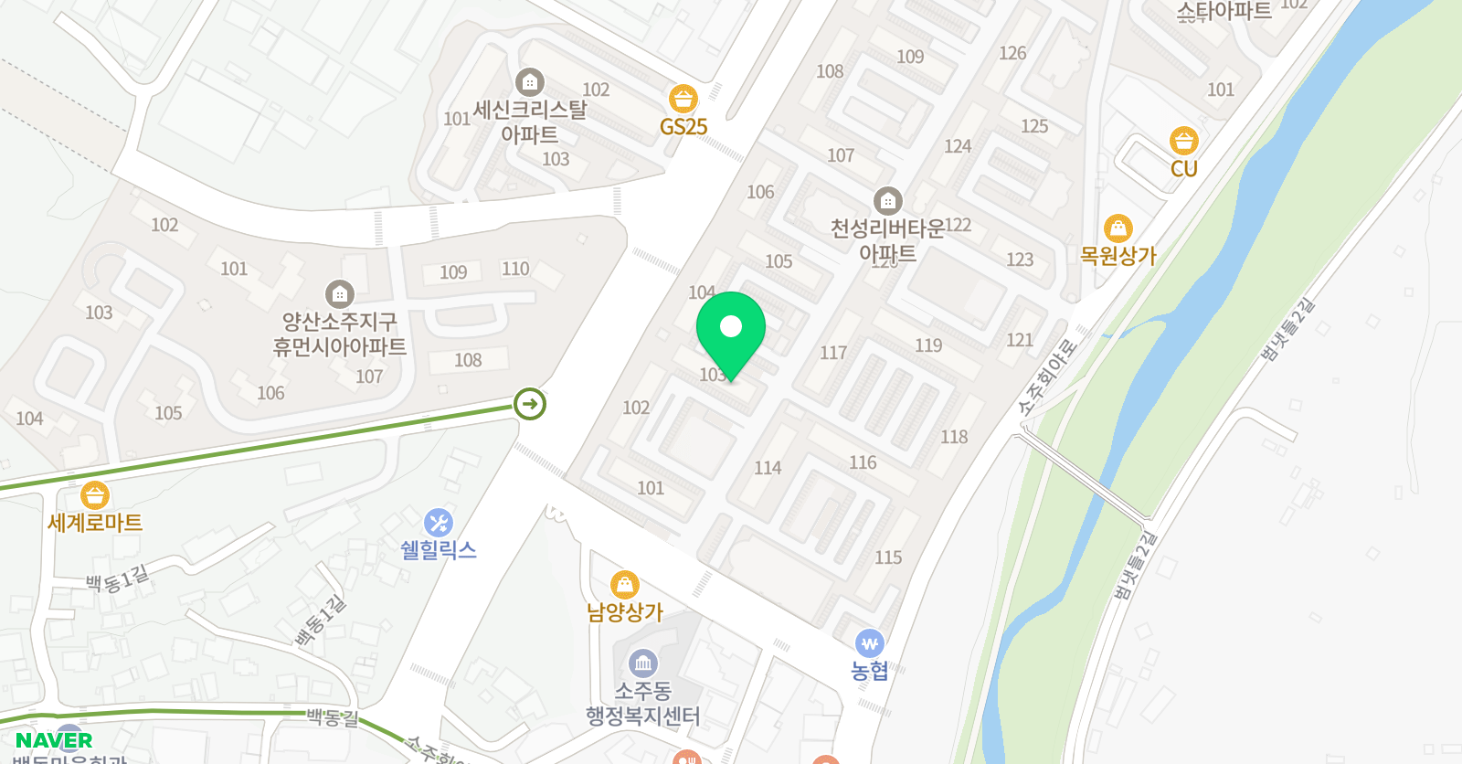 삼성 영어 덕계트리마제교실 위치