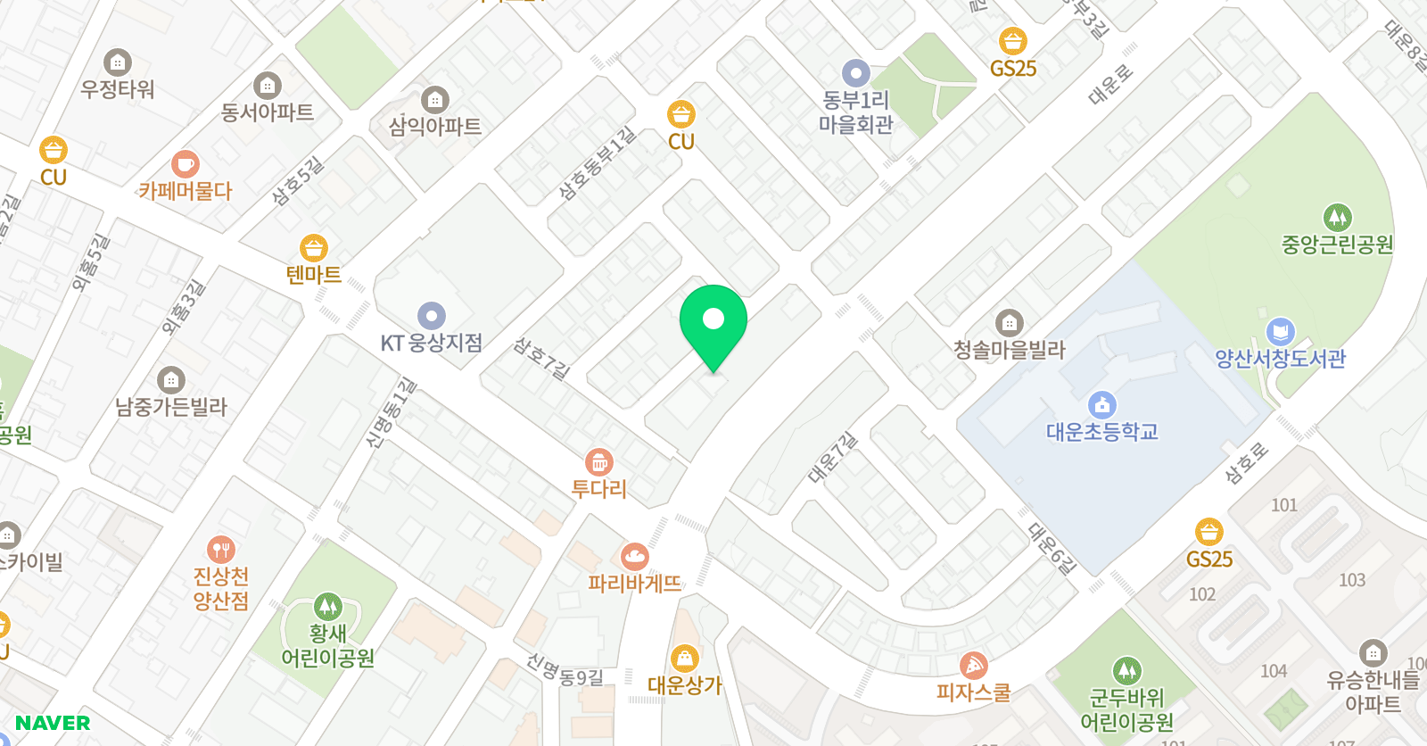 솔리데오 음악학원 위치