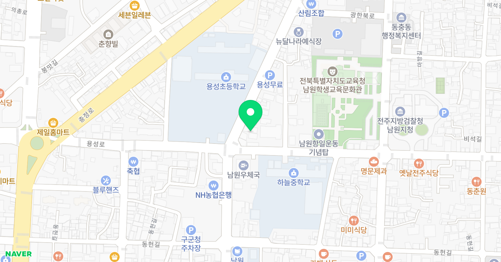 하늘소리 피아노 위치