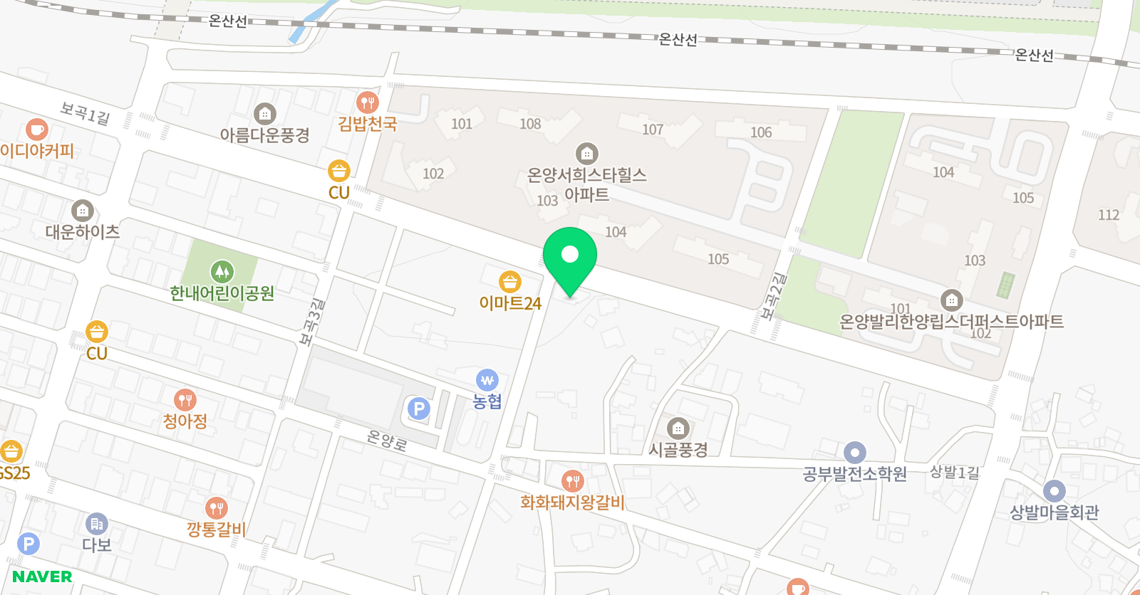 남창얼리더스 어학원 위치