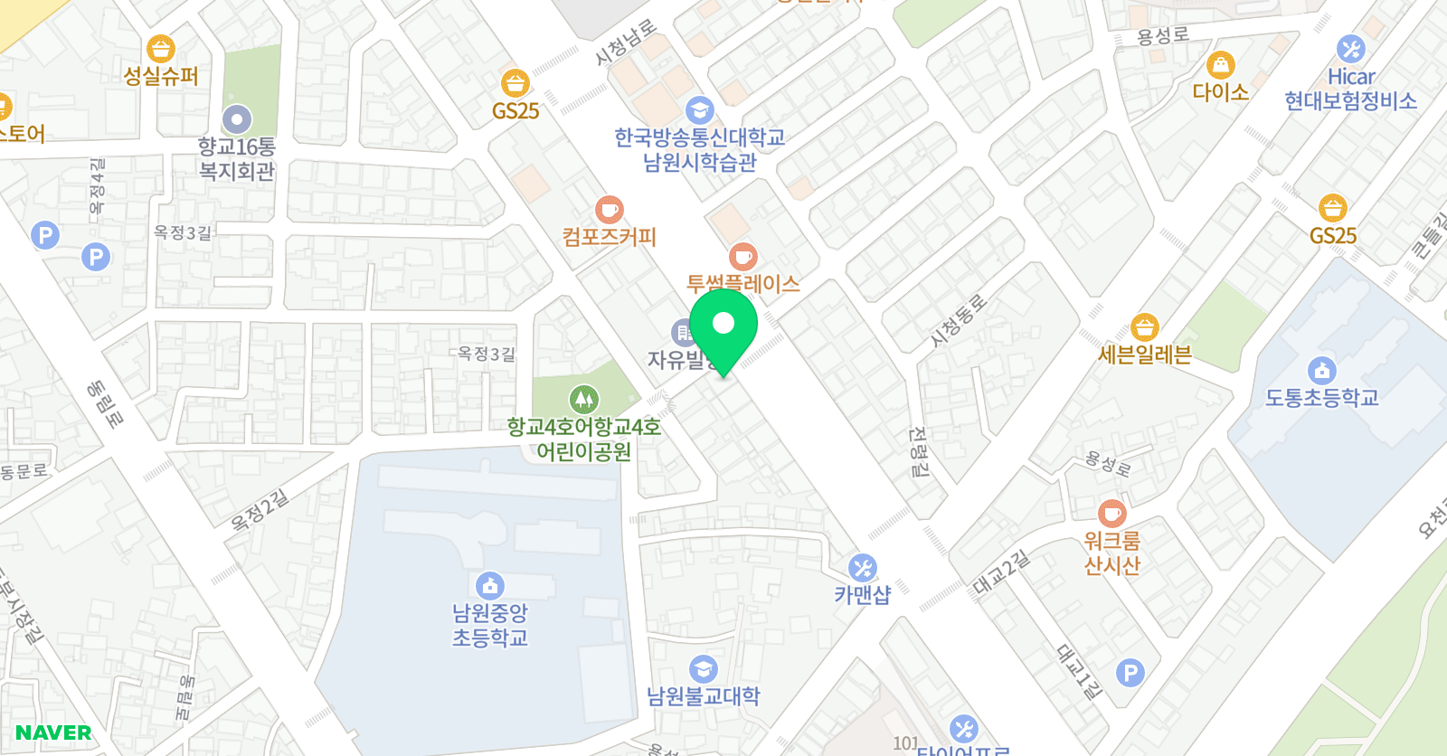 사랑 태권도 위치