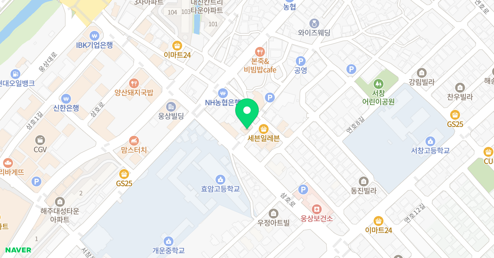 강성 학원 위치