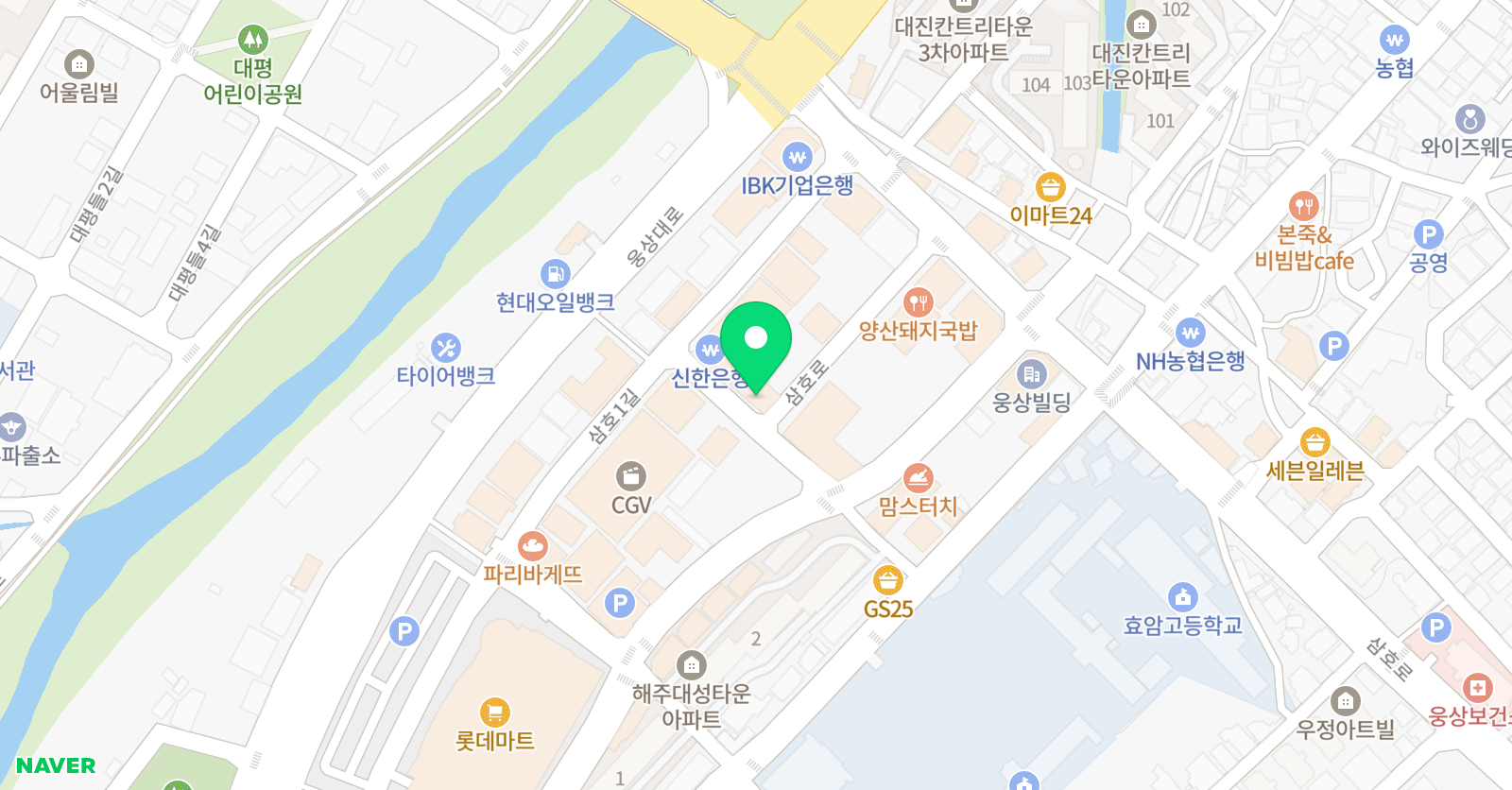 임병언 수학전문학원 위치