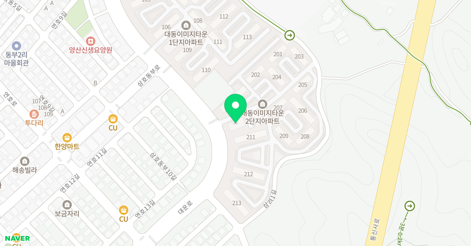 대동 키즈태권도 위치