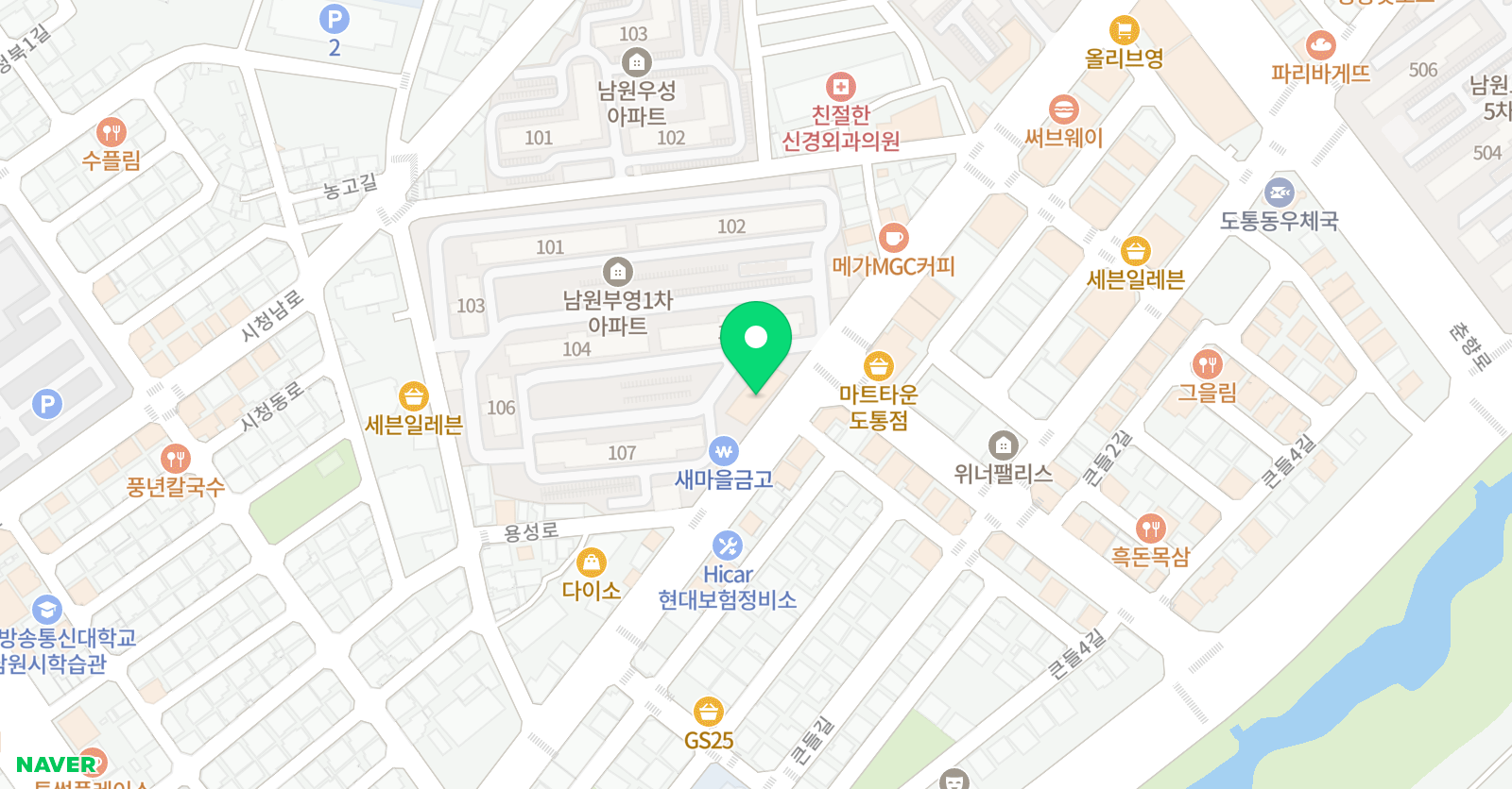 마팽 태권도 위치