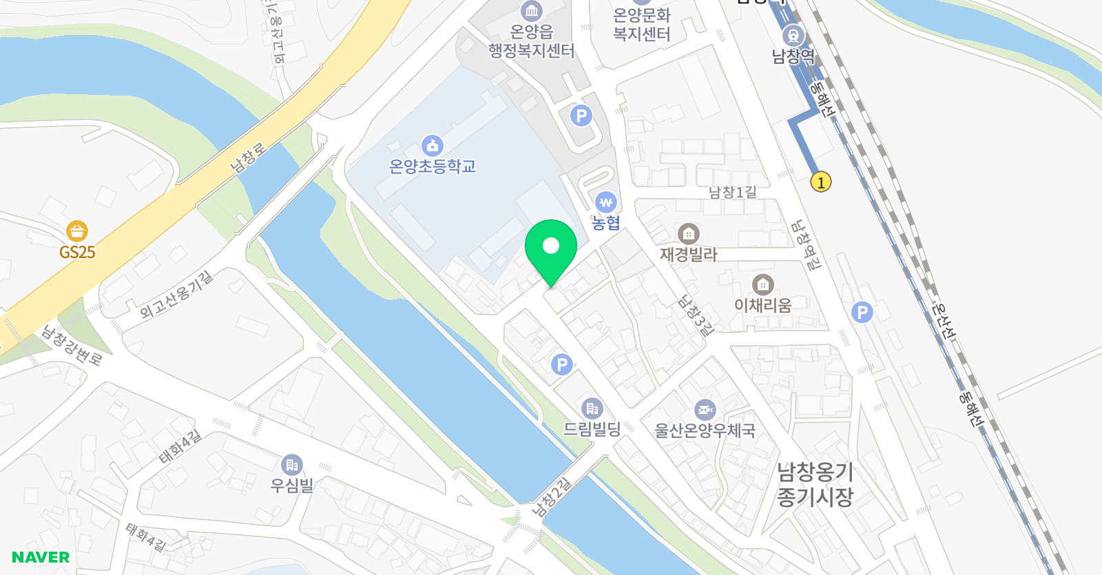 빨간펜 수학의달인 울산온양점 위치