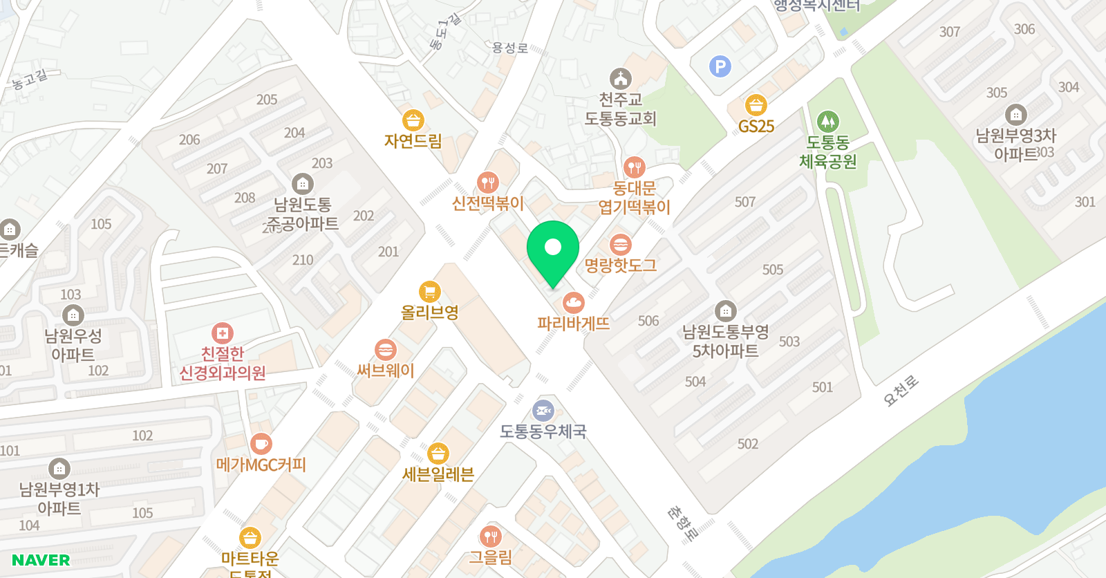 SEM 영수학원 위치