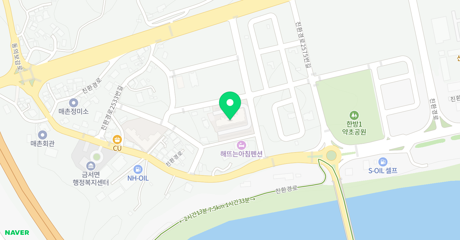 빨간펜 수학의달인 산청점 위치
