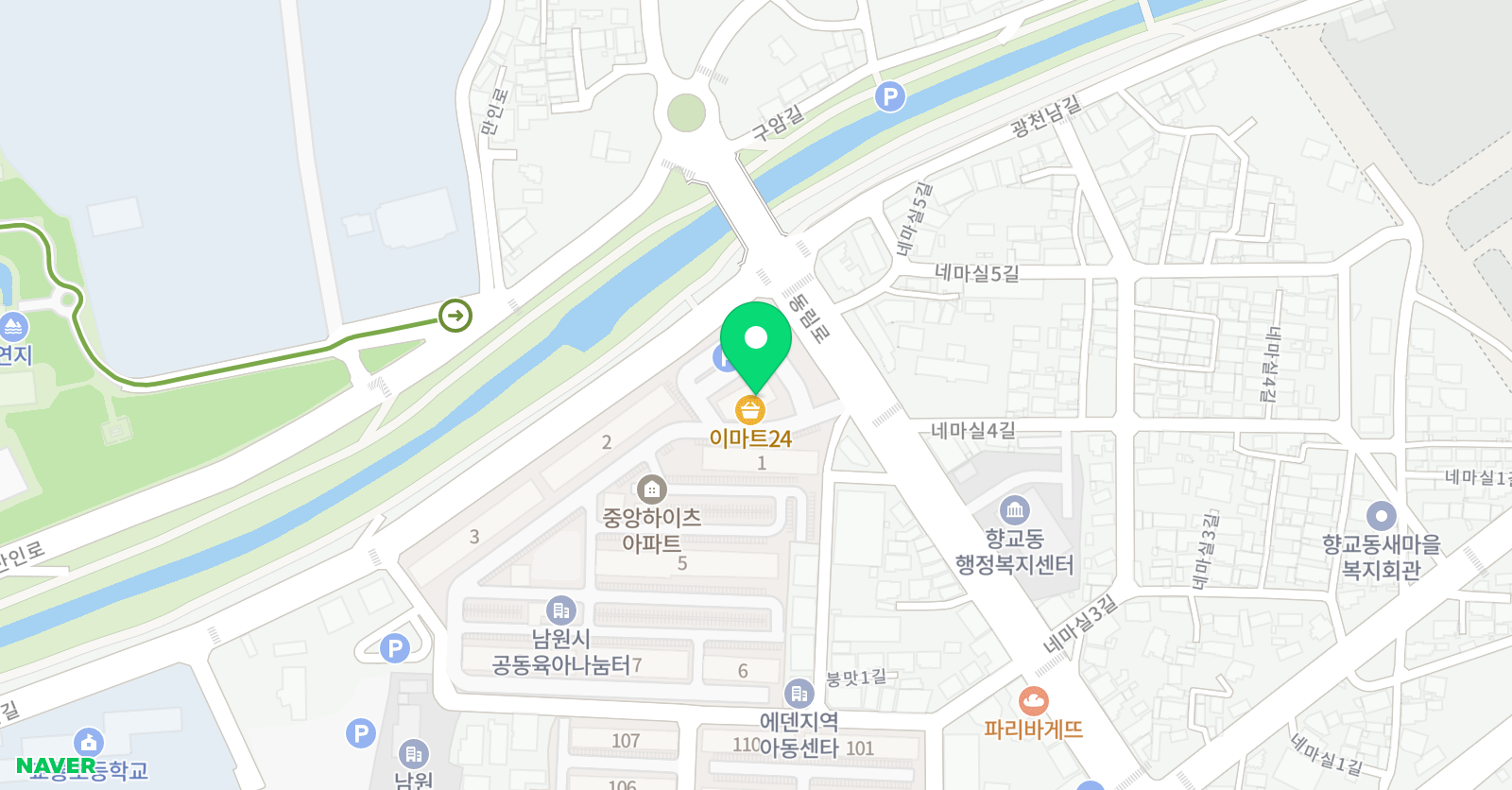 ELC 외국어최강수학학원 위치