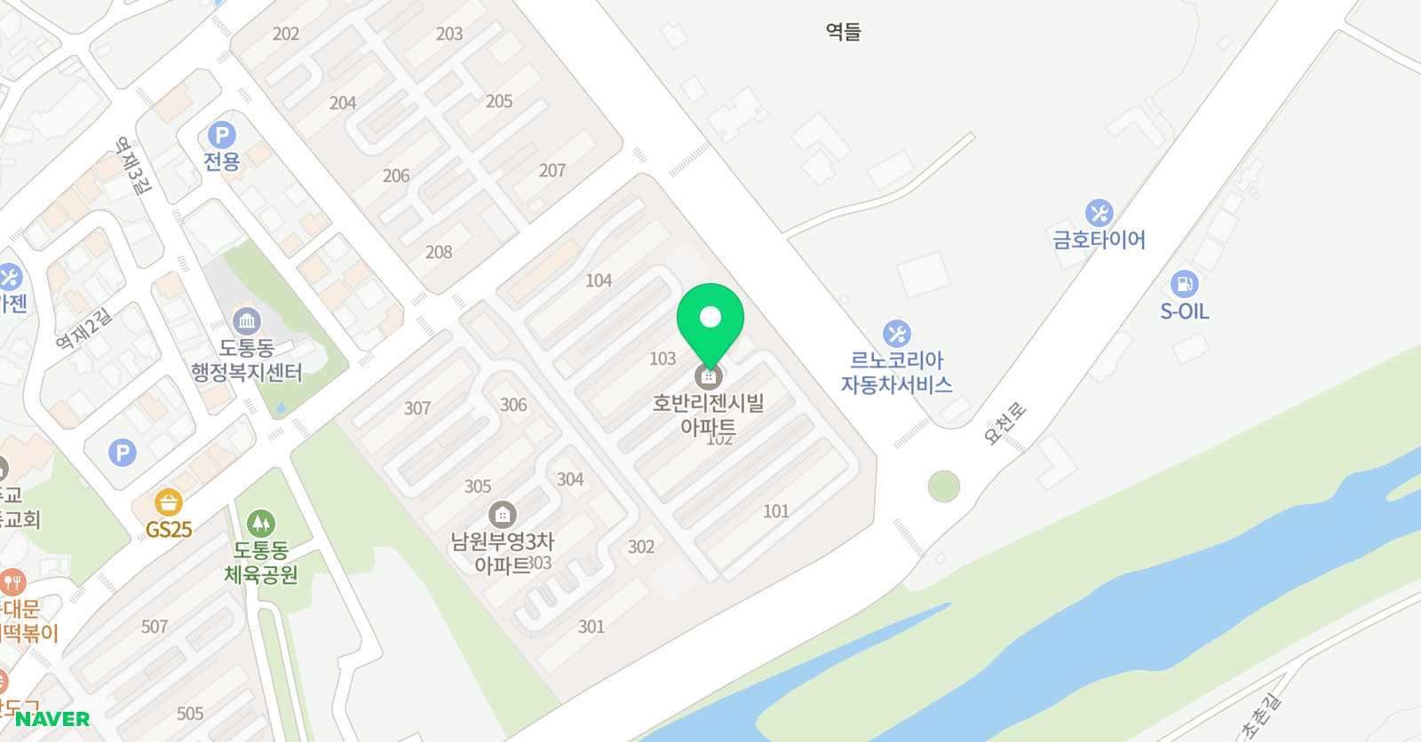 라온 피아노학원 위치