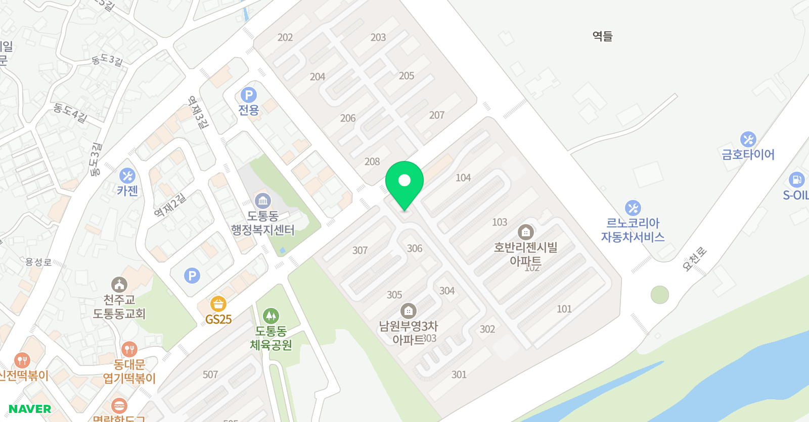 에이원 수학 위치