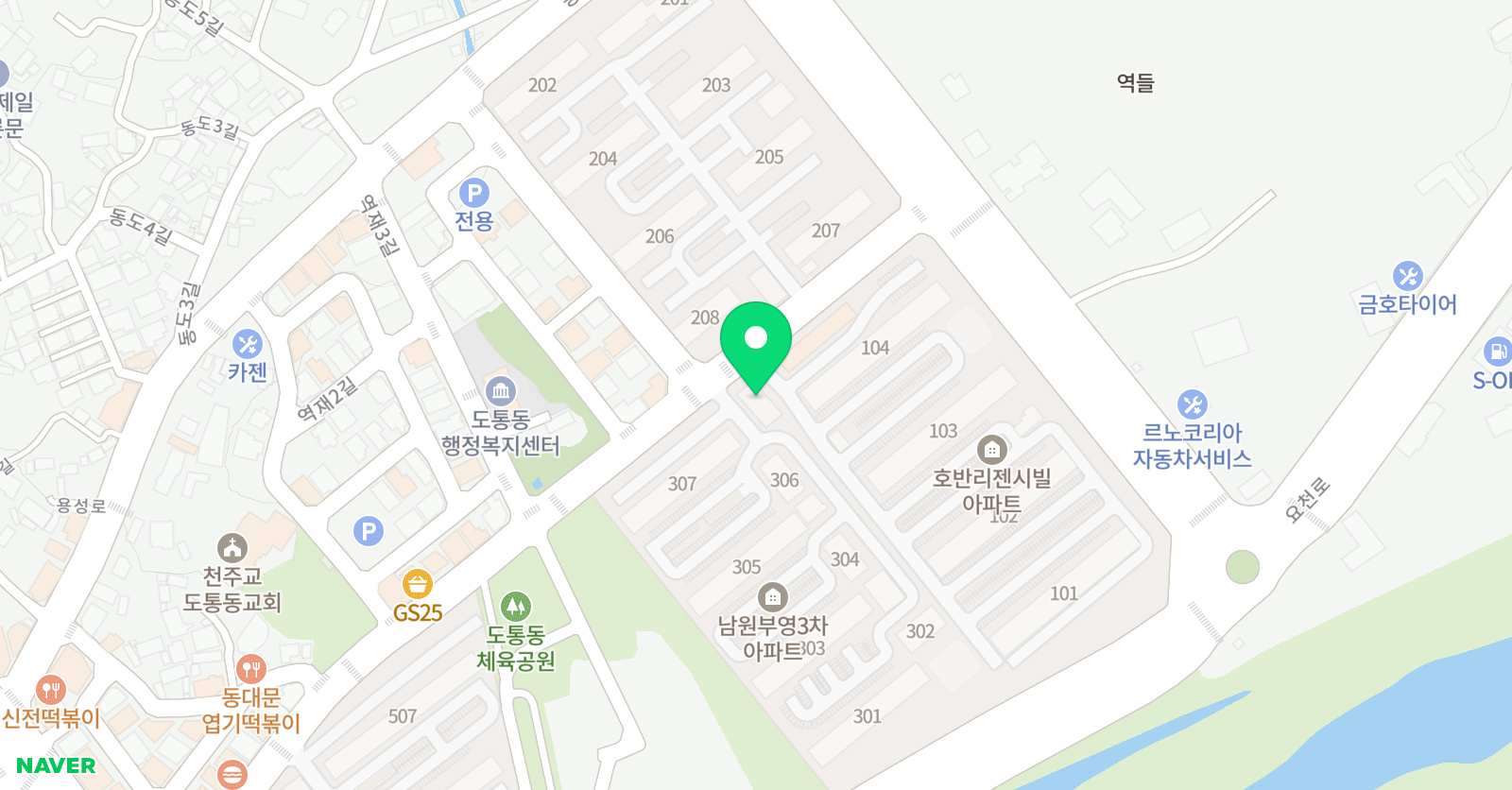 일등급 수학학원 위치