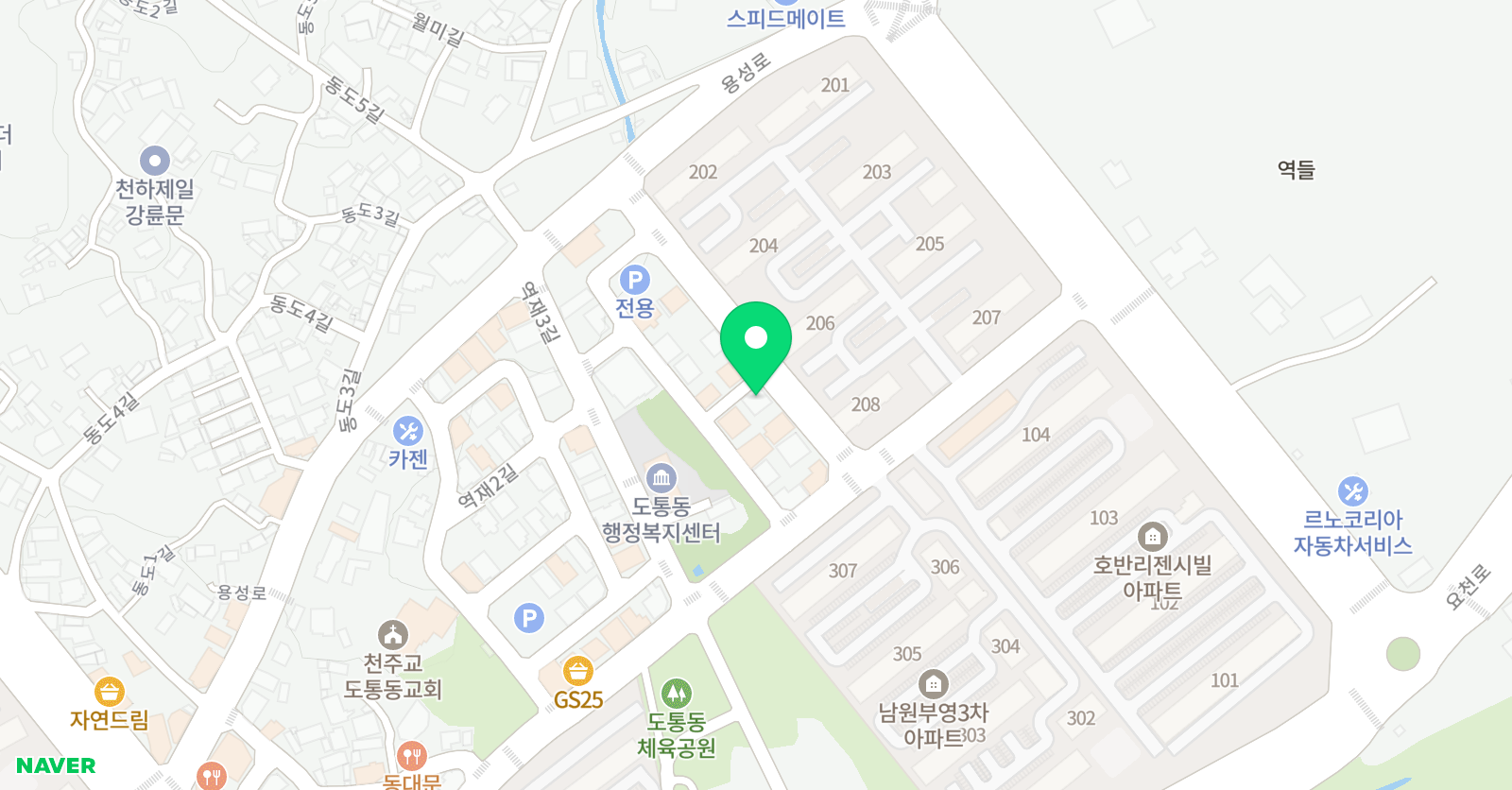 소리엘 음악학원 위치