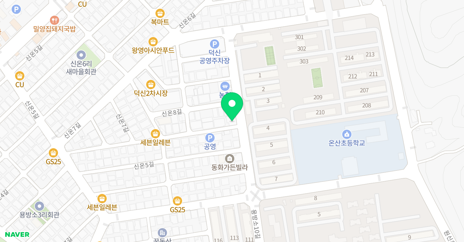가람 태권도 위치