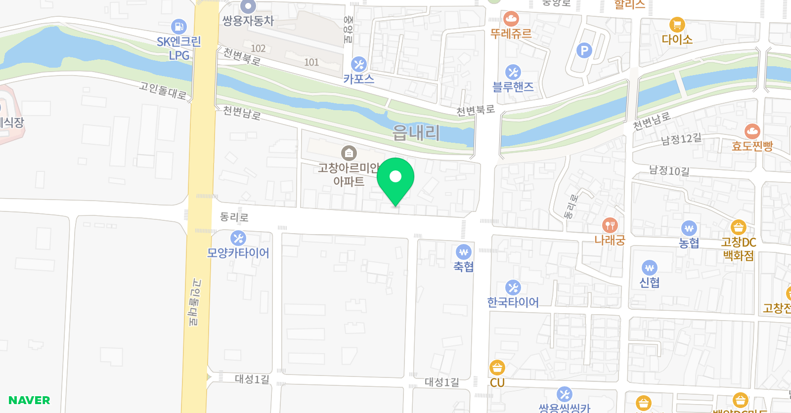 하늘사랑 음악학원 위치