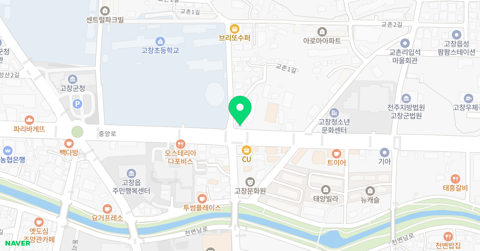 리드인 고창초점 위치