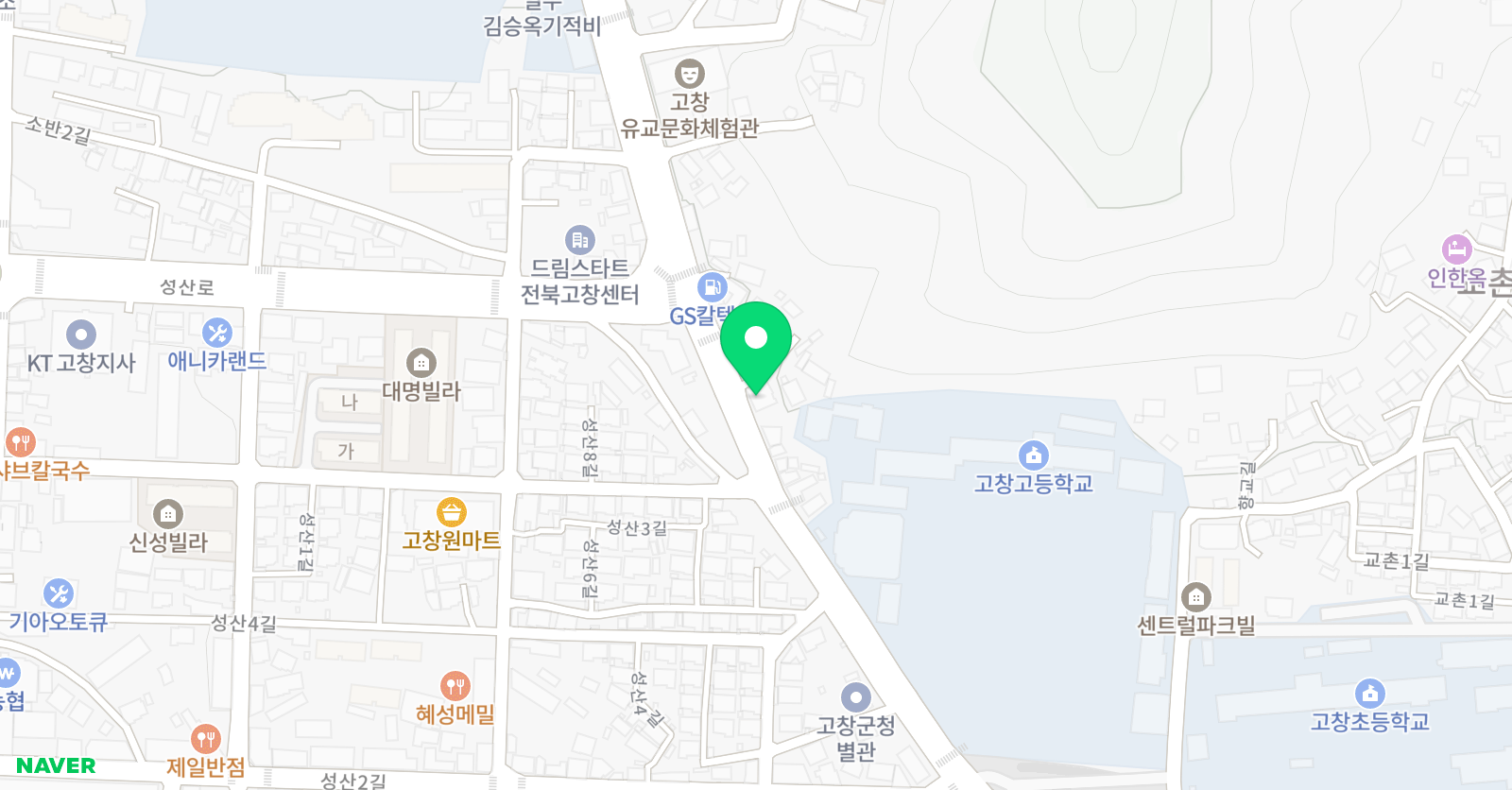 웰이스턴 영어 고창캠퍼스 위치