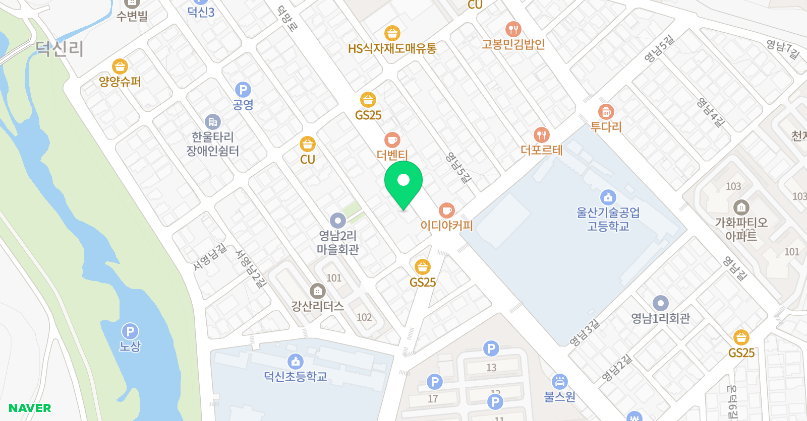 덕신 호랑이태권도 위치