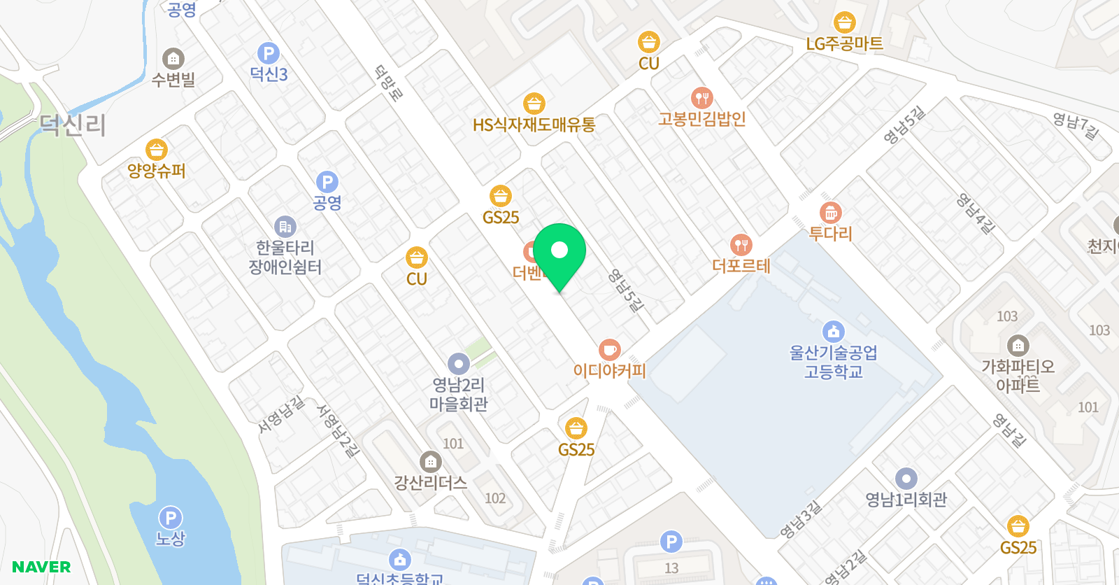 얼리더스 어학원 위치