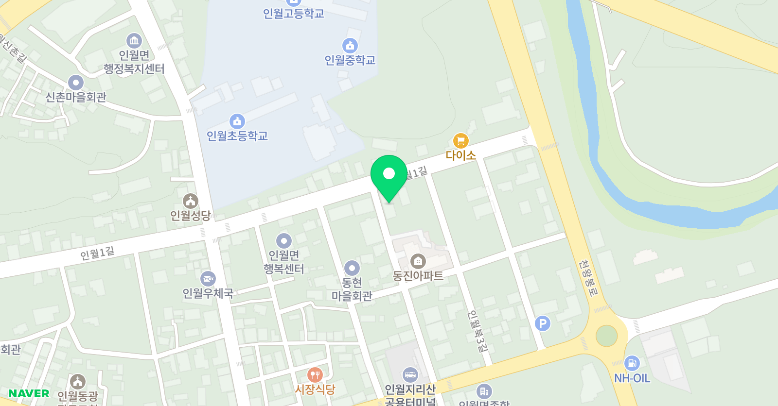 연세천마 태권도 위치