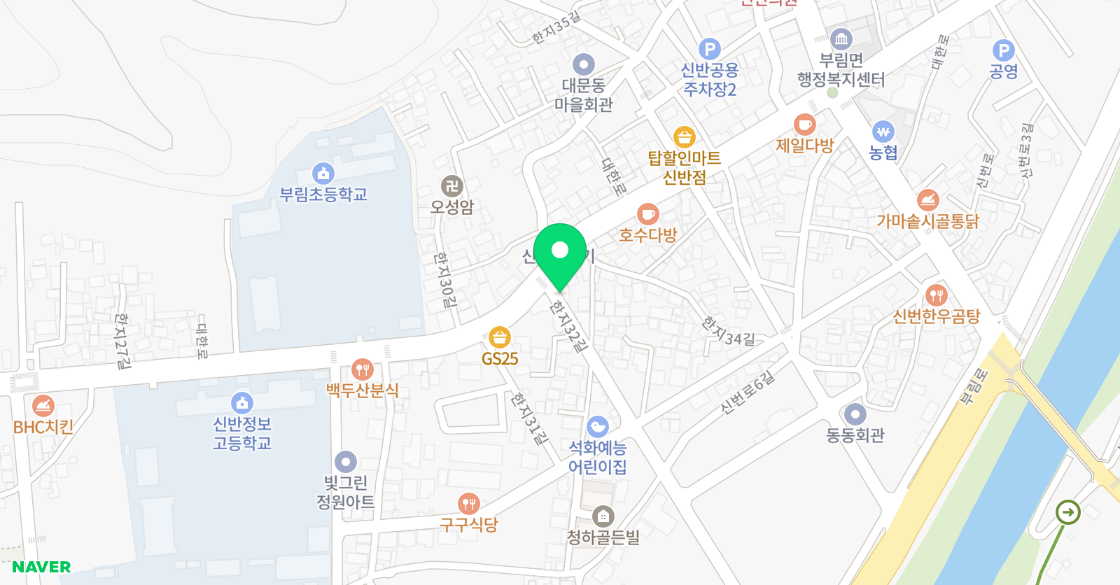 부림e해법 수학교습소 위치