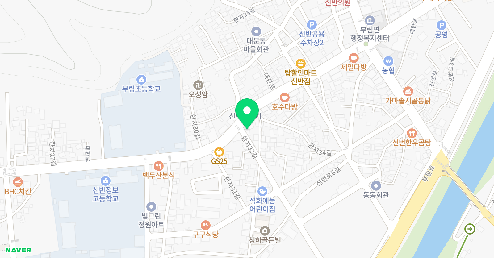 스마트해법 수학 의령부림점 위치