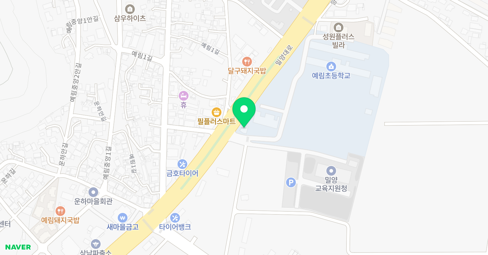 음악나라 피아노학원 위치