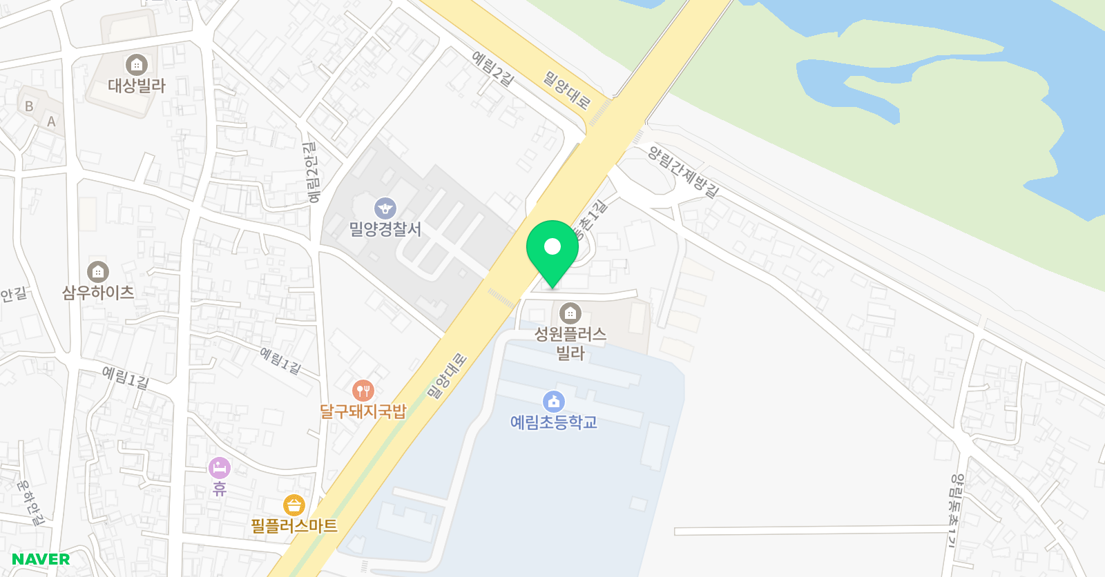 하얀오렌지 미술학원 위치