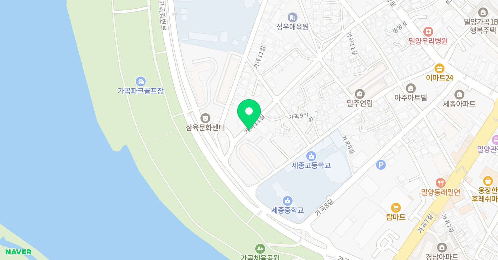 대원호산나 음악학원 위치