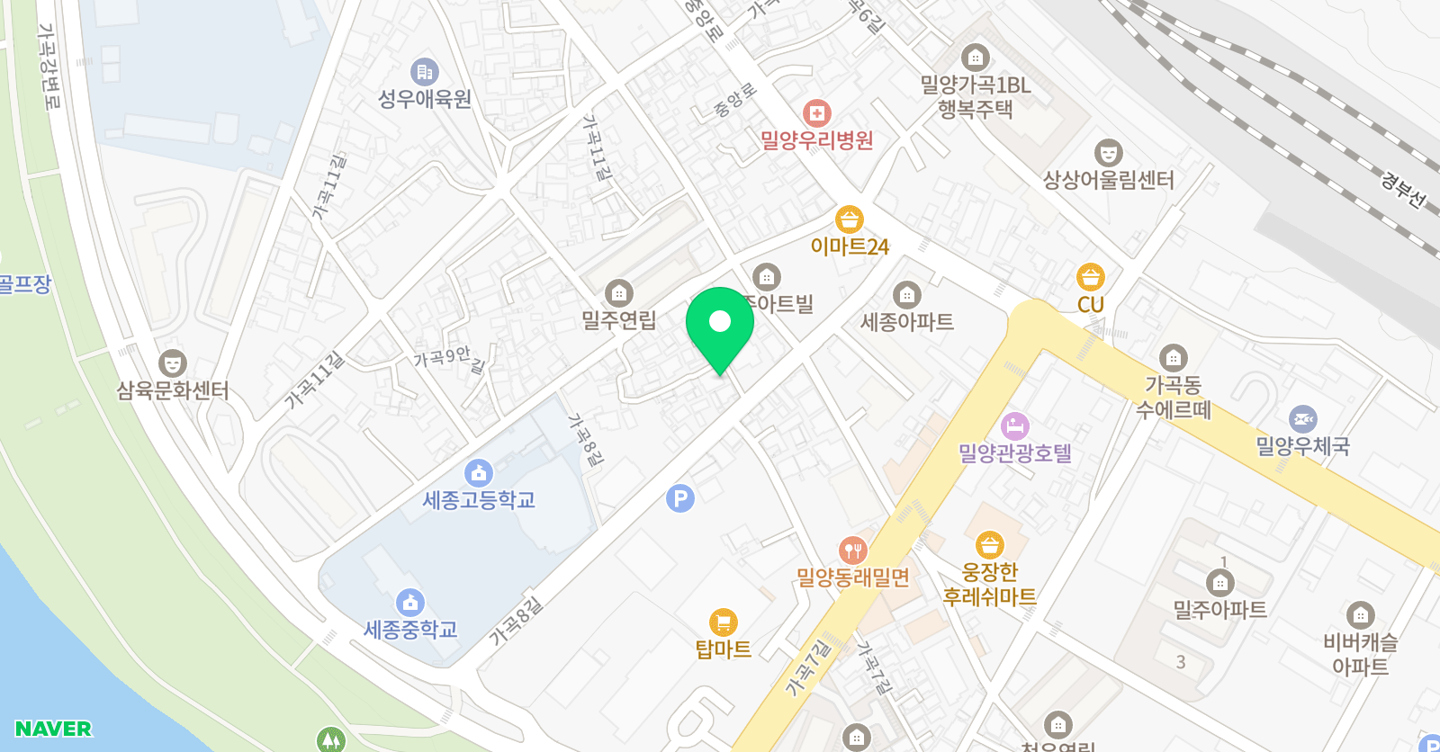 세종 음악학원 위치