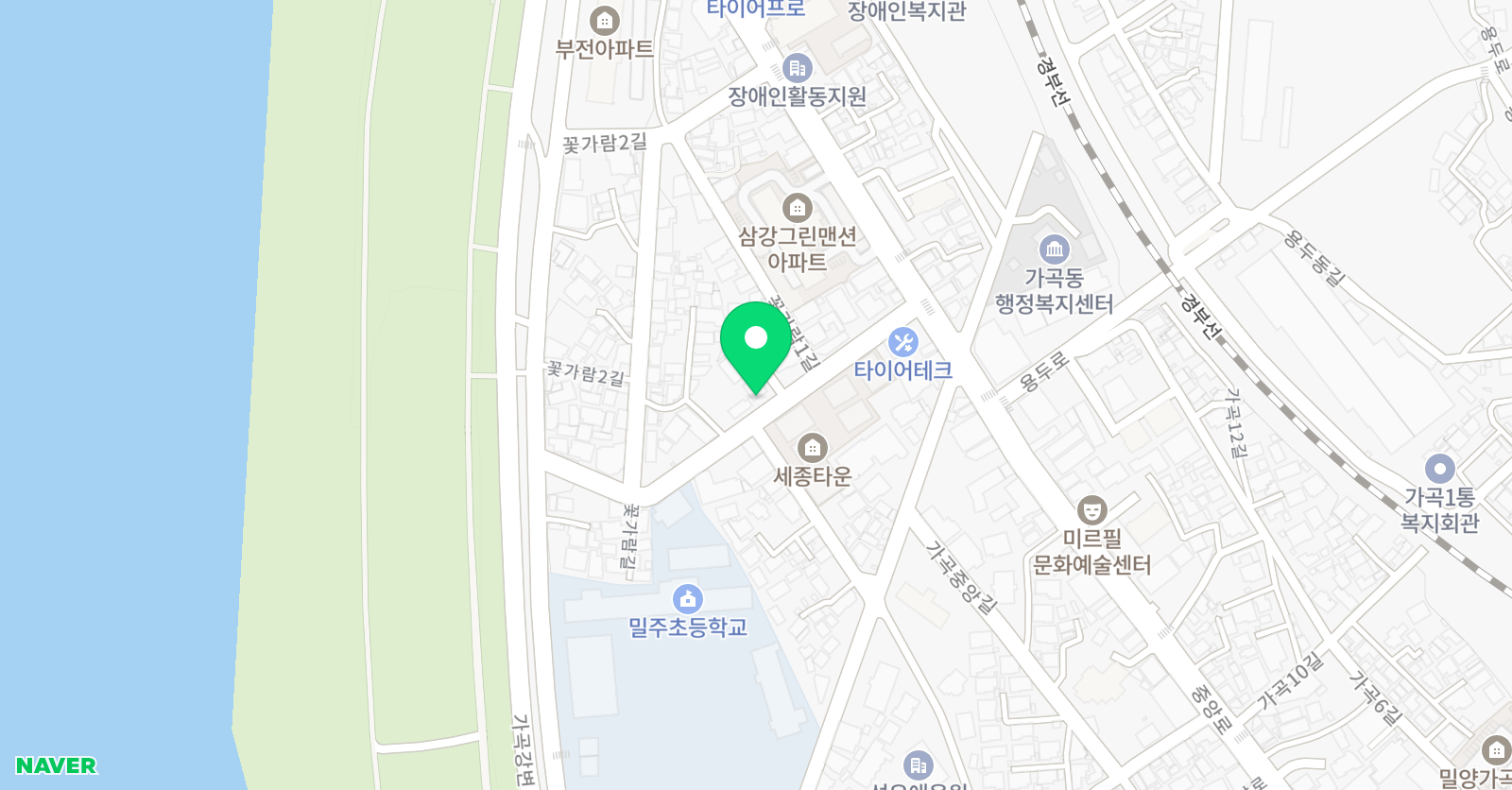 새오름 학원 위치
