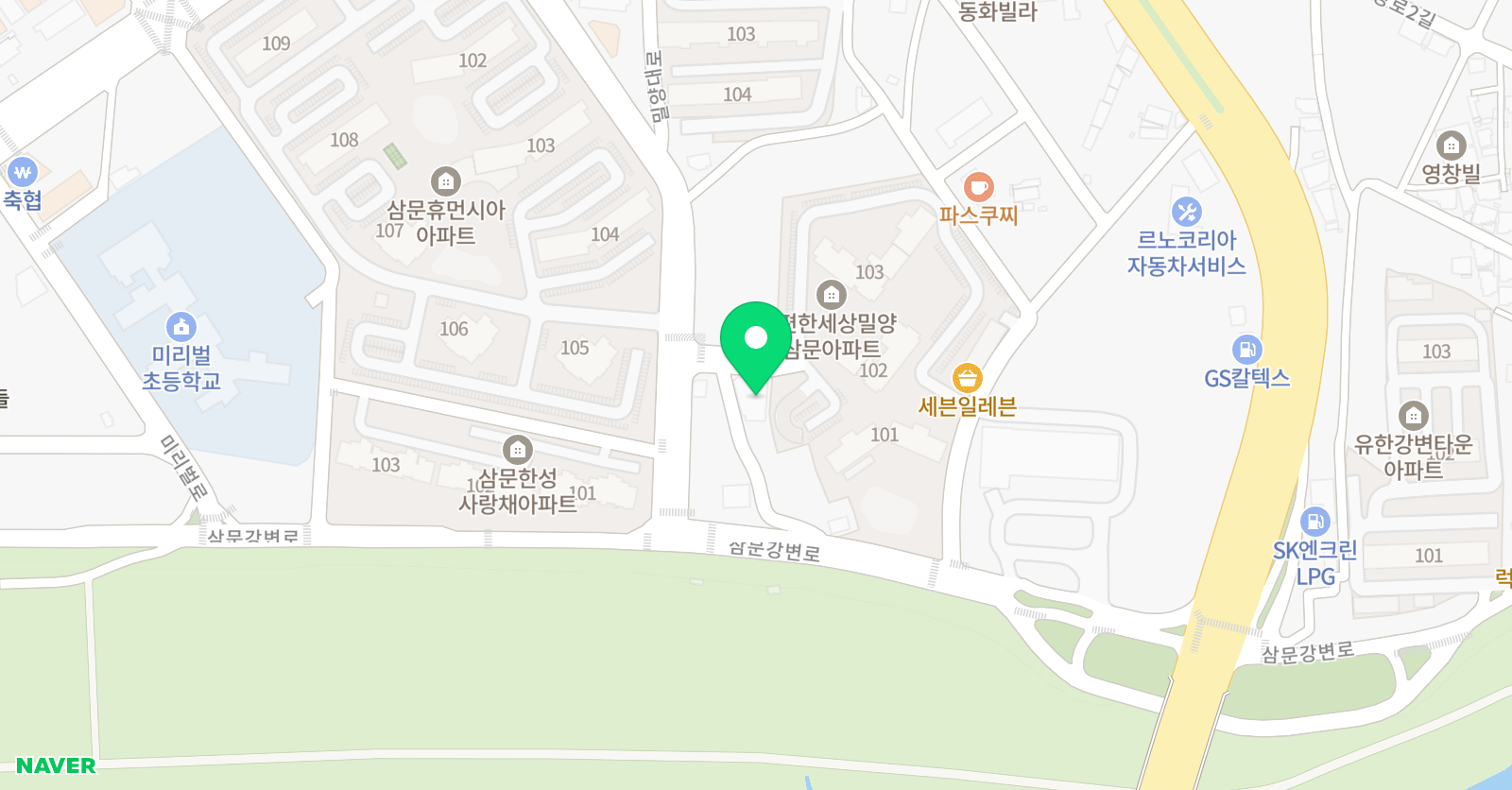링키 영어 밀양삼문점 위치