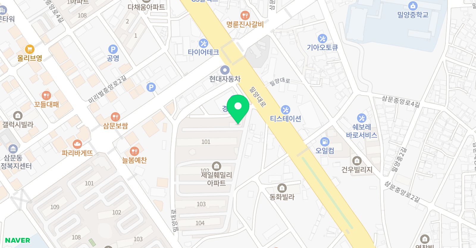J댄스아카데미 위치