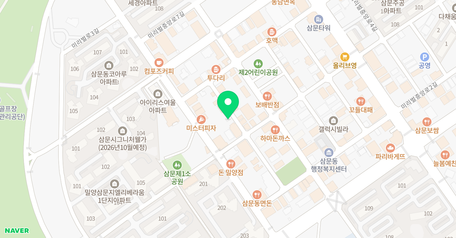 CLT 영어전문 위치
