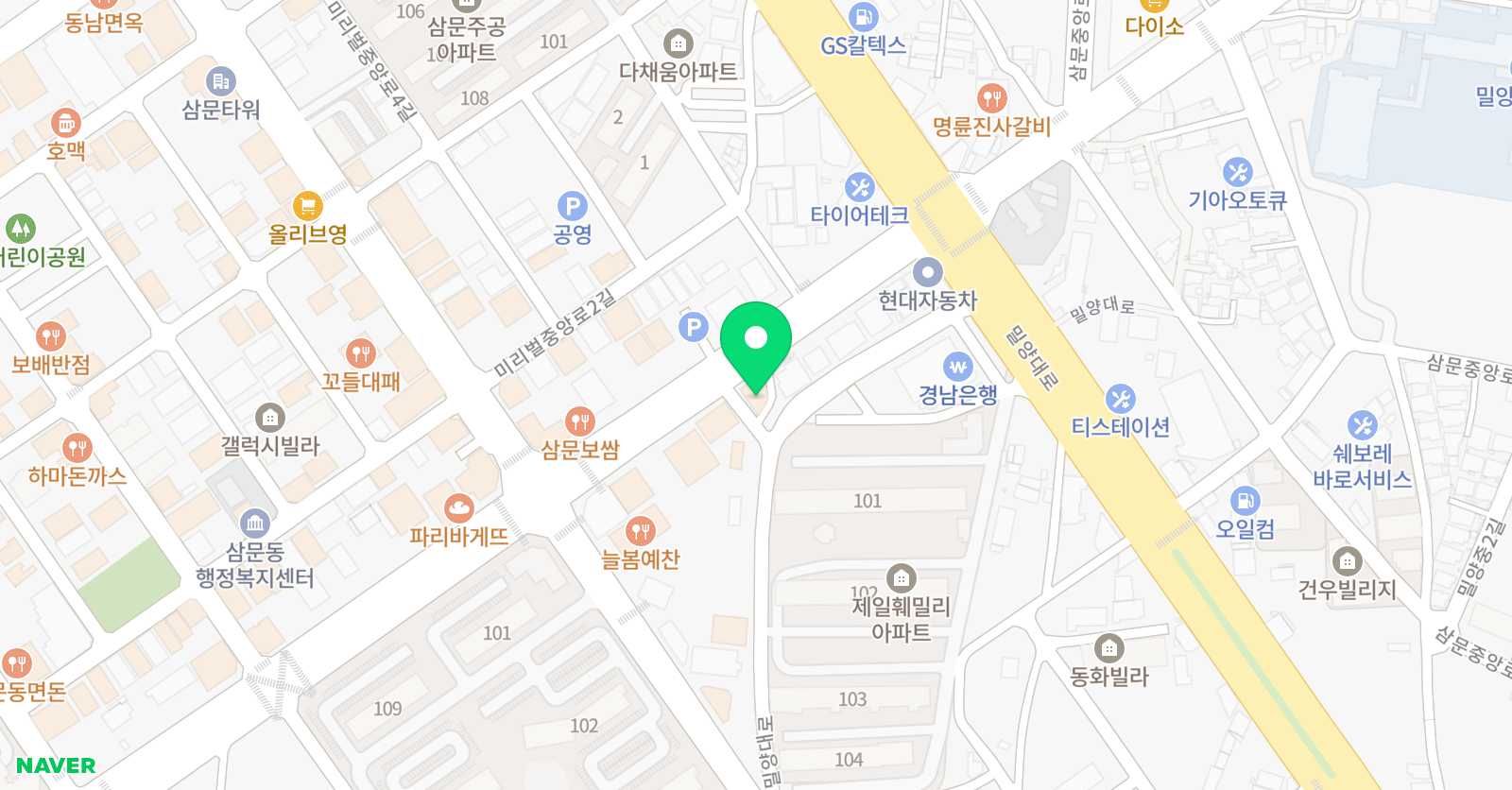 이청원 수학학원 위치