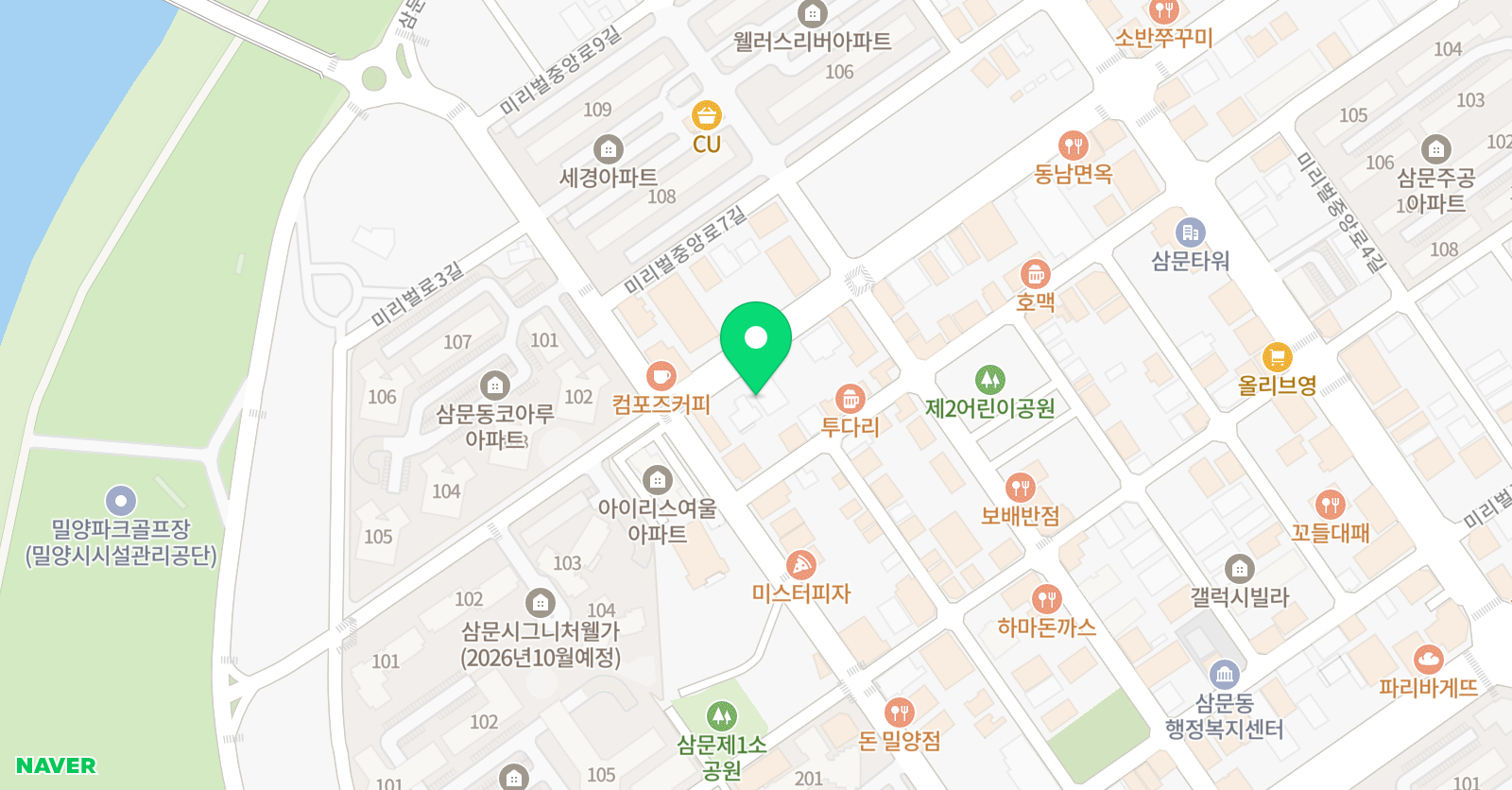 상영 학원 위치