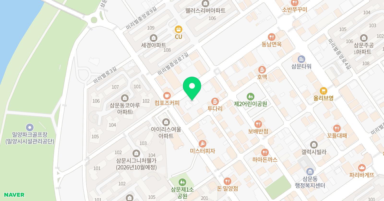 솔리 현대무용학원 위치
