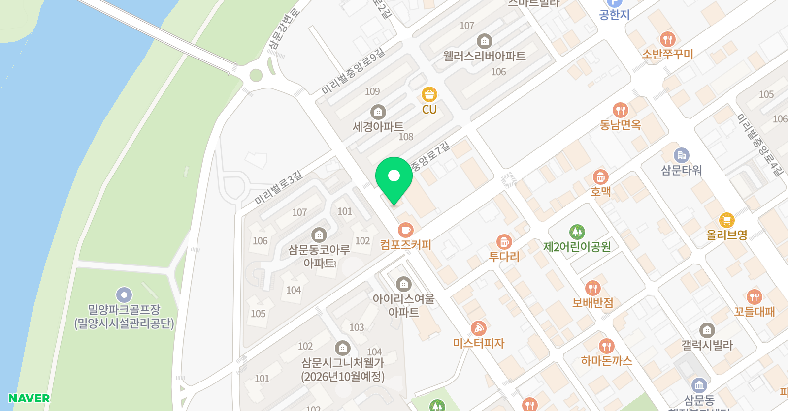 엘림 음악학원 위치