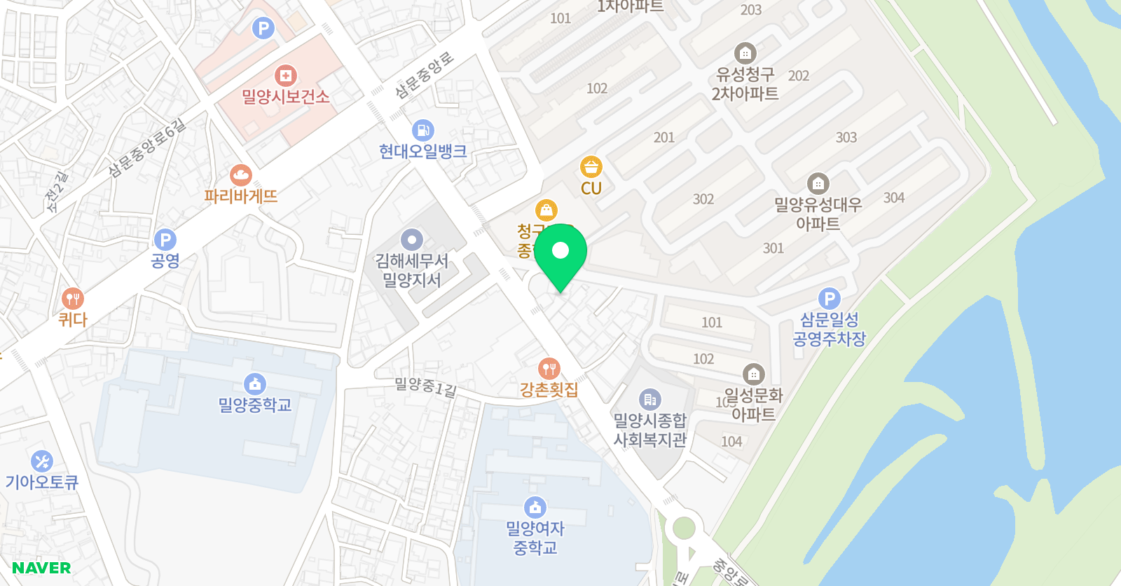 위너스 영수학원 위치